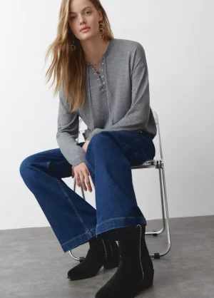 Brownie Spain Botin Alto Tiras Bolitas Piel-Mujer Zapatos
