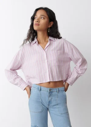 Brownie Spain Camisa Cropped Rayas-Mujer Camisas Y Blusas