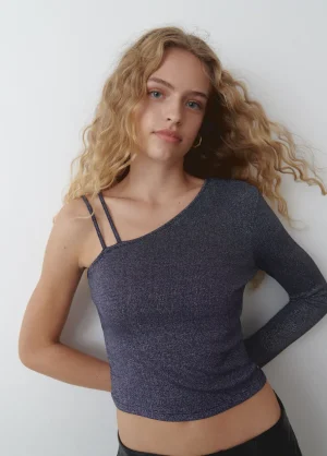Brownie Spain Camiseta Asimetrica Con Tirantes-Mujer Camisetas