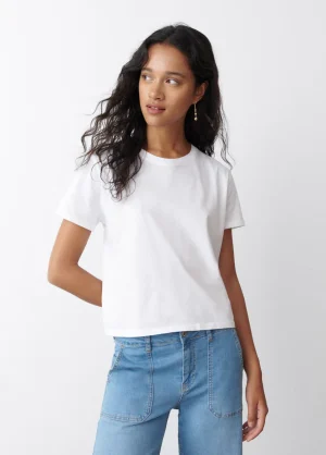 Brownie Spain Camiseta Cuello Redondo Basico-Mujer Camisetas