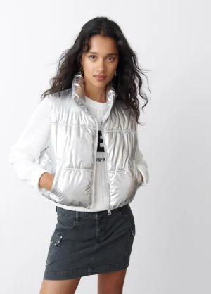 Brownie Spain Chaleco Acolchado Vinilado-Mujer Abrigos Y Chaquetas