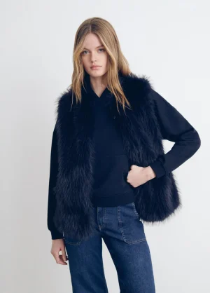 Brownie Spain Chaleco Efecto Pelo-Mujer Abrigos Y Chaquetas