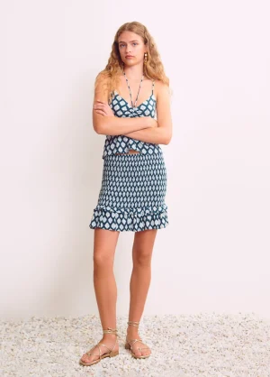 Brownie Spain Falda Gomas Estampado Etnico-Mujer Faldas