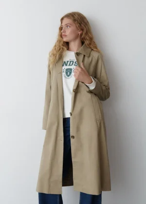 Brownie Spain Gabardina Larga Cuello Pana-Mujer Abrigos Y Chaquetas