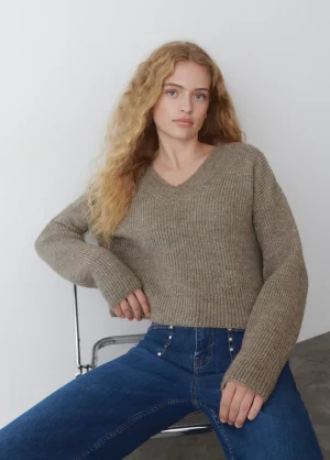 Brownie Spain Jersey Cuello Pico-Mujer Jerséis