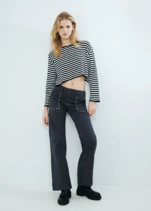 Brownie Spain Jersey Rayas Cropped-Mujer Jerséis
