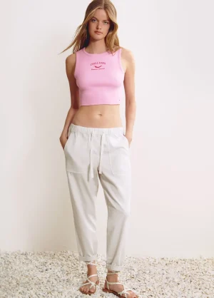 Brownie Spain Pantalon Fluido Algodon-Mujer Pantalones