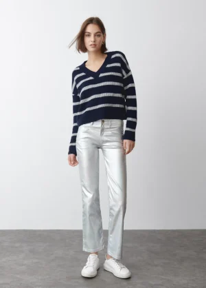 Brownie Spain Pantalon Metalizado-Mujer Pantalones