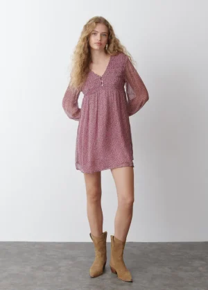Brownie Spain Vestido Smock Pecho Suelto-Mujer Vestidos